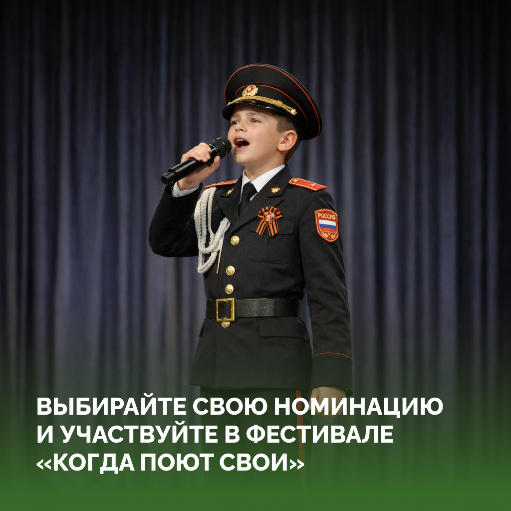 Успейте подать заявку на фестиваль «Когда поют СВОи»