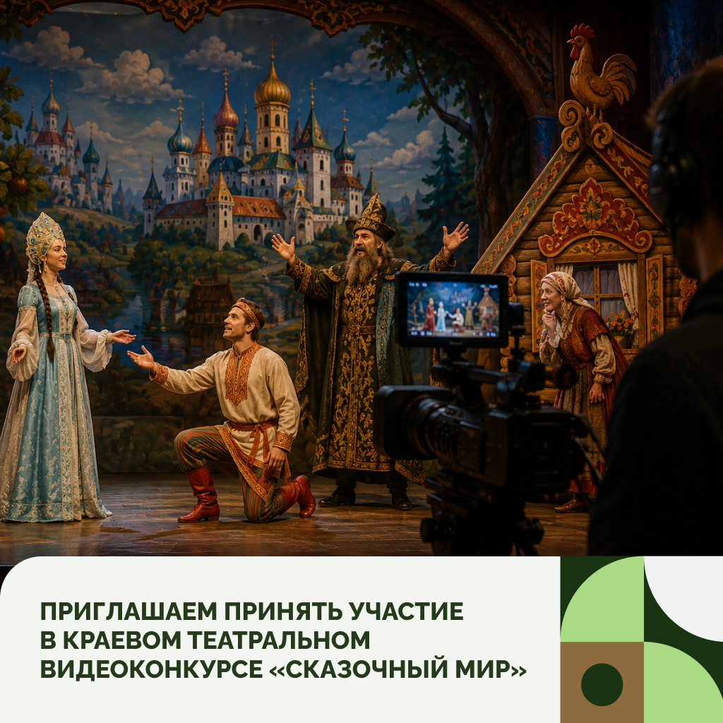 «Сказочный мир»: стартовал приём заявок на краевой театральный видеоконкурс